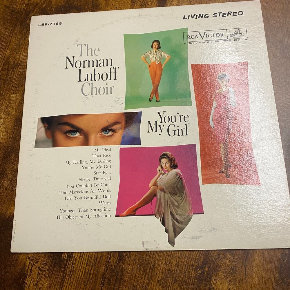 NORMAN LUBOFF CHOIR: you're my girl RCA 12" LP 33 RPM